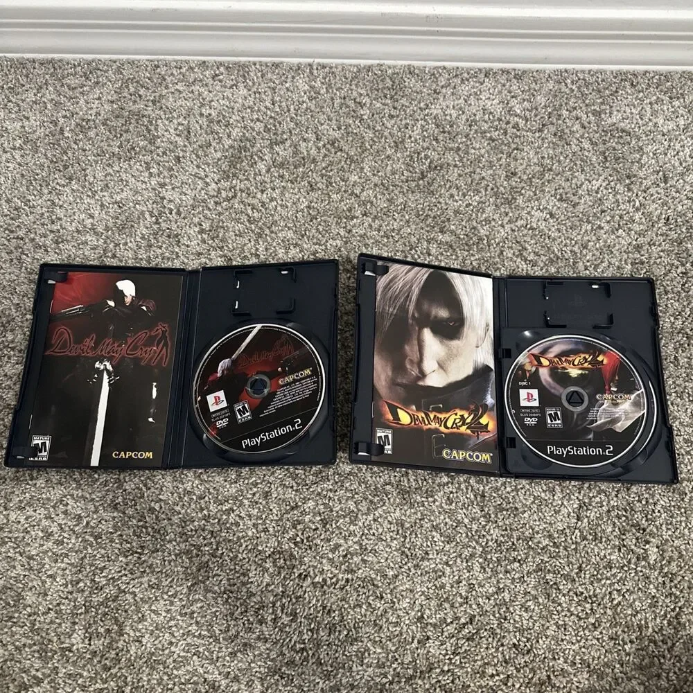 Devil May Cry + Devil May Cry 2 - PS2 CIB Great Condition